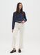 Multicolour polka dot blouse regular fit_1
