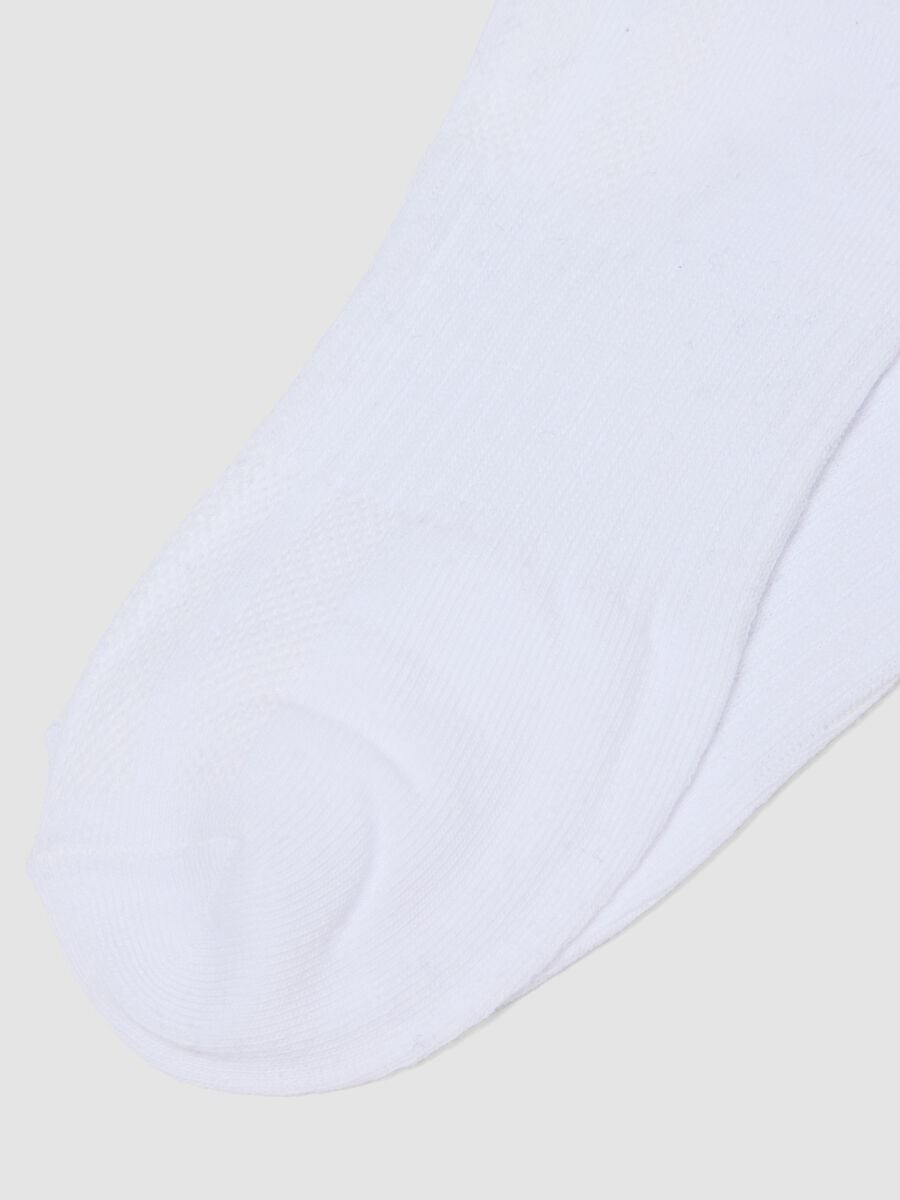 3-pack of white organic cotton-blend ankle sports socks_1