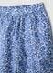 Blue pure cotton set with top and trousers_3