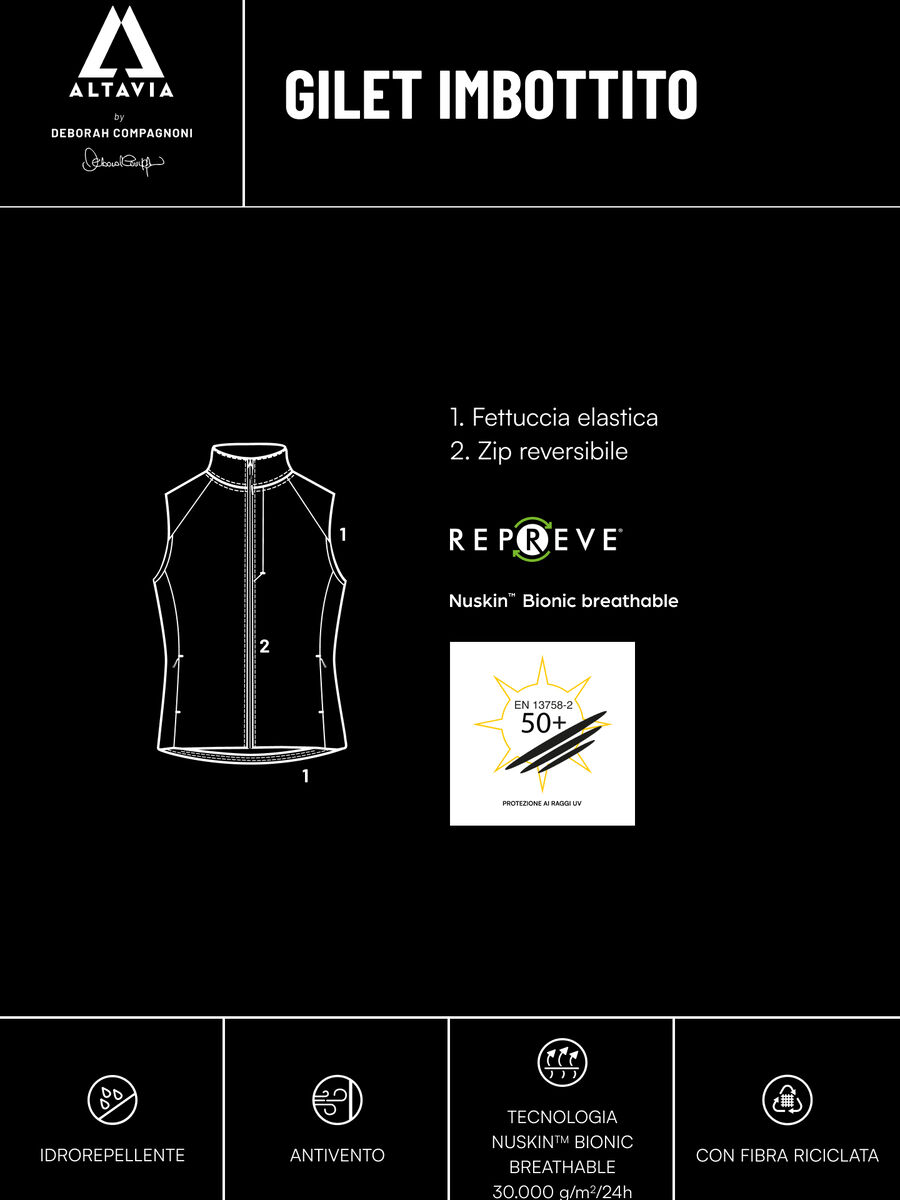 ALTAVIA WITH DEBORAH COMPAGNONI with padded gilet_6