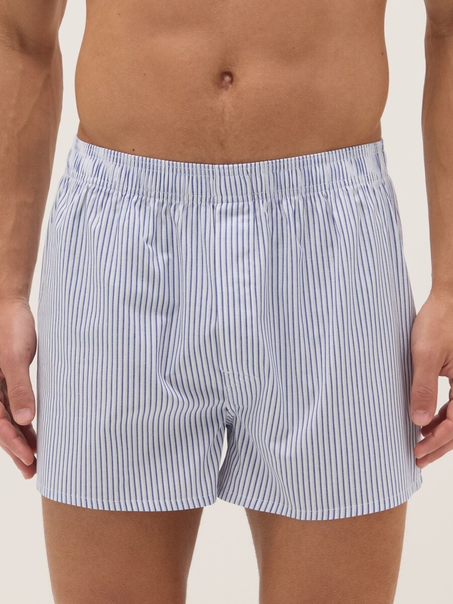 Bipack boxer in puro cotone organico multicolor regular fit_1
