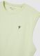 Men&rsquo;s green vest top in 100% cotton with regular fit_5