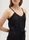 Women's jumpsuit in pure black viscose wide fit_2