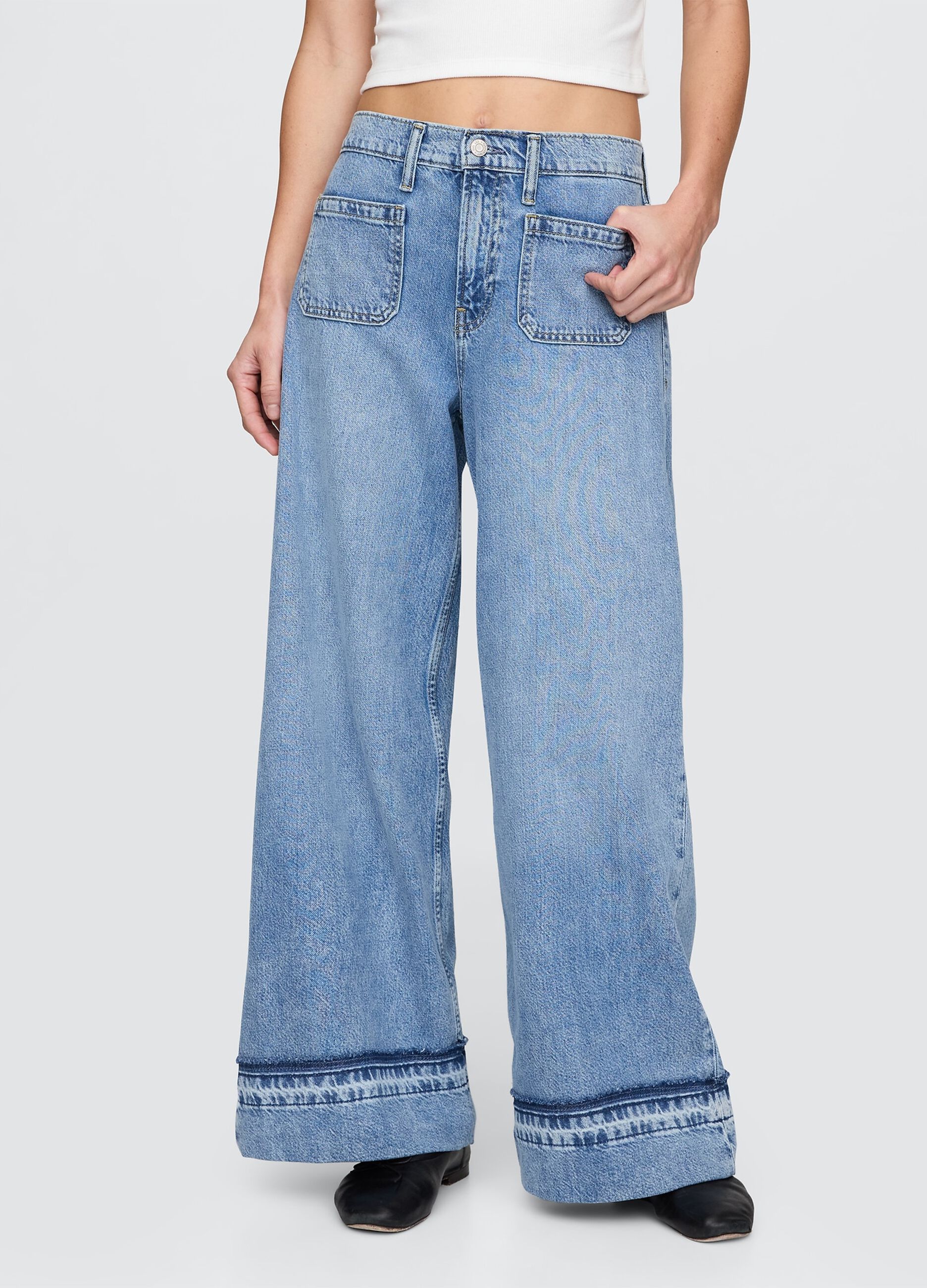 Gap Wide Leg Denim Jeans