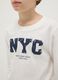 Boys' white pure cotton regular fit t-shirt with print_2