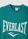 Green pure cotton T-shirt regular fit with Everlast logo_5
