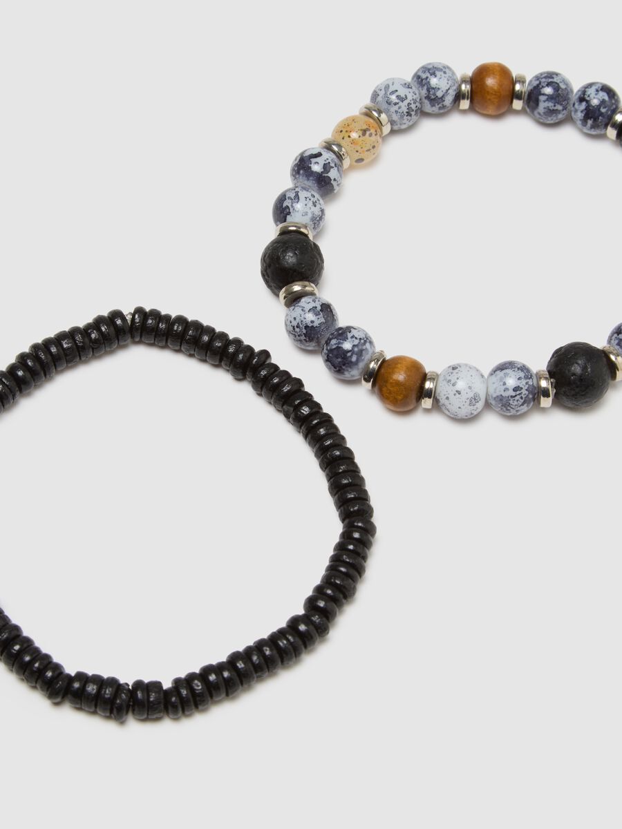 Bipack bracciali in vetro multicolor_2