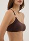 Brown stretch bikini top with straps_3