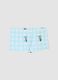 Baby Mickey blue and white gingham swim briefs_0