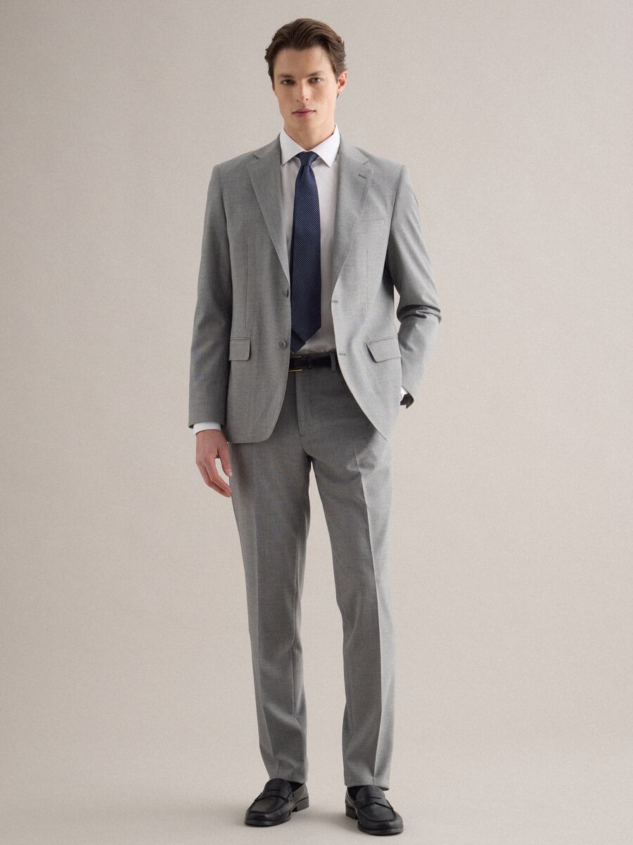Giacca grigia monopetto slim fit_1