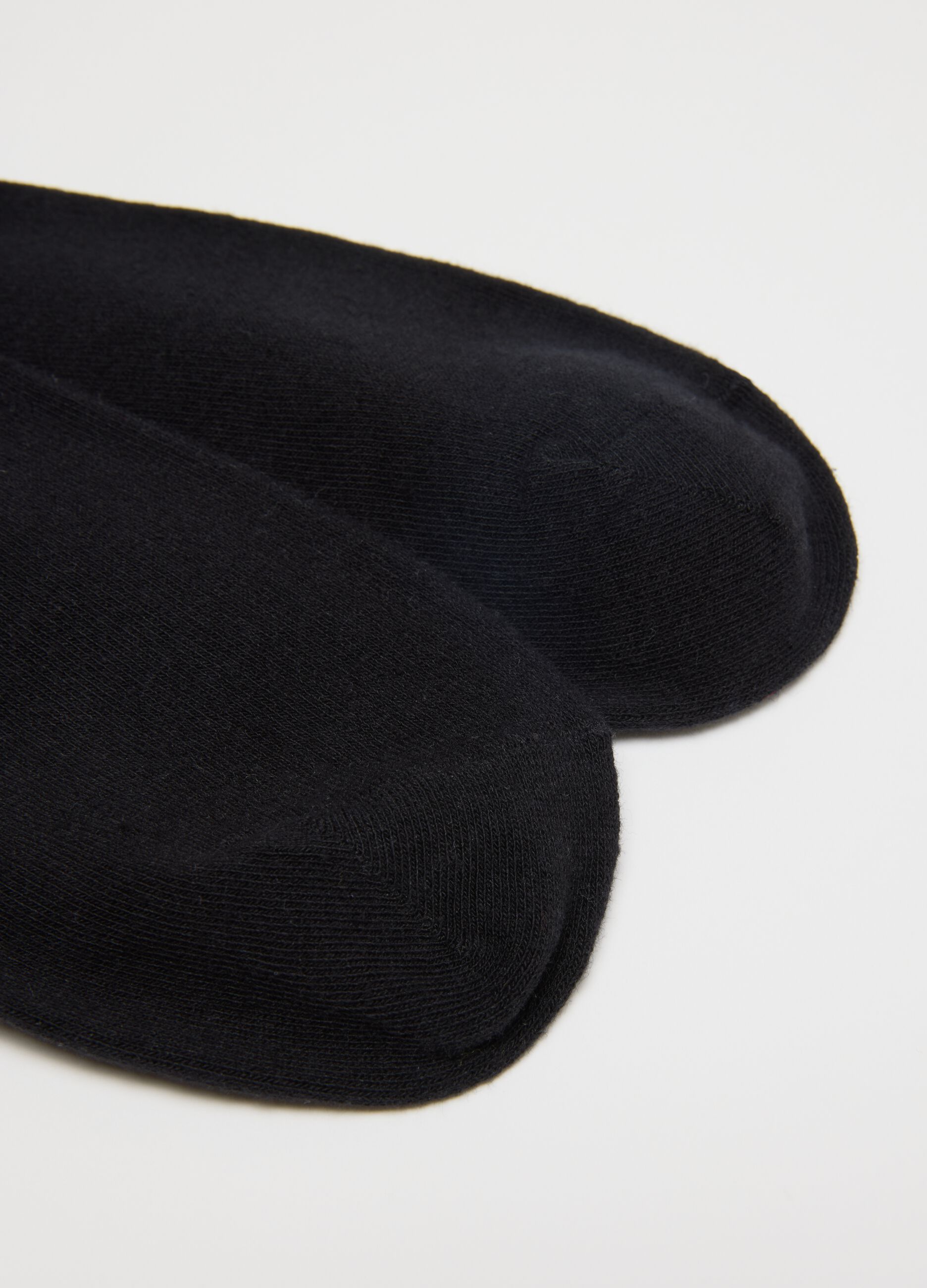 Tripack of short multicolour socks in cotton blend with snug fit