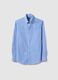 Multicolour checked long-sleeve slim fit cotton blend shirt_4