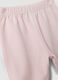 2-pack pink and white organic cotton footed leggings_3