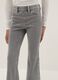 Grey denim flare jeans for girls_2