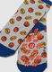 Bipack multicoloured cotton blend children's socks with basketball embroidery_2