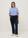 Multicolour stripe pure viscose shirt, regular fit with buttons_1