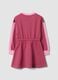 Girls&rsquo; pink cotton-blend dress with Lilo & Stitch print_1