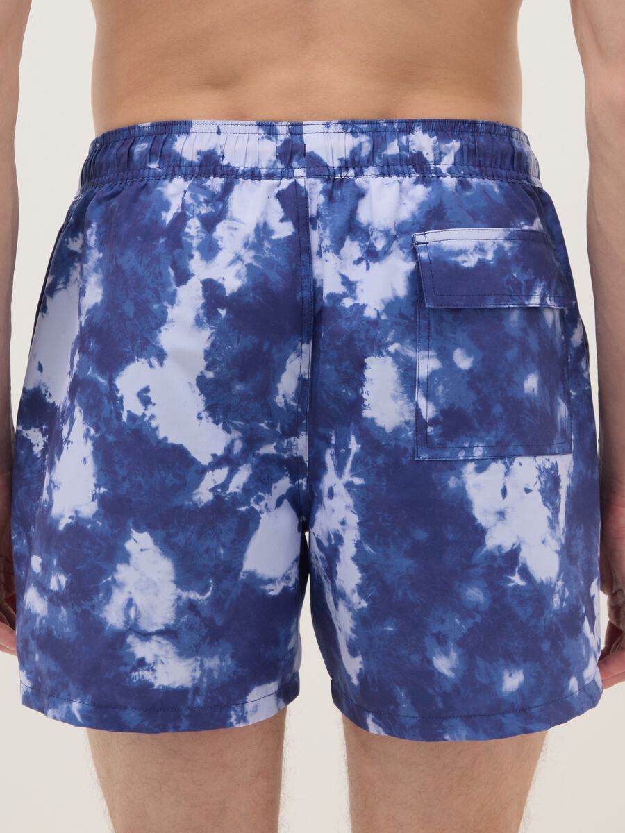 Multicolor Regular Fit Swim Boxers with Everlast Print_2