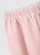 Baby set in white and pink cotton blend_3
