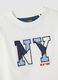 White pure cotton regular fit T-shirt for kids_2