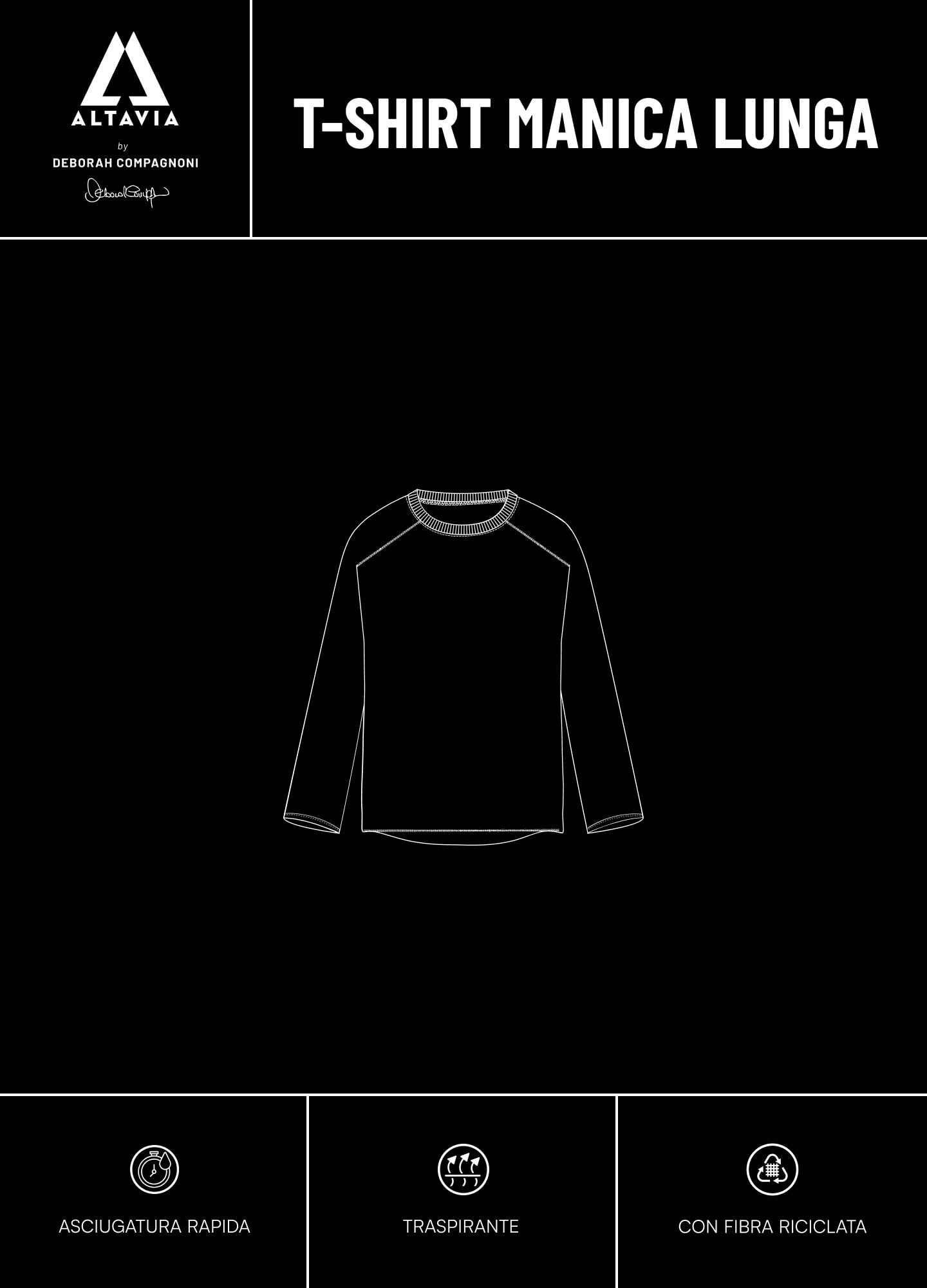 Long Sleeve T-shirt ALTAVIA WITH DEBORAH COMPAGNONI