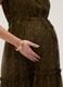 Sleeveless Green Floral Maternity Dress_3