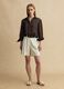 Multicolour striped lyocell blend shirt in regular fit_1