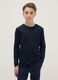 Blue pure cotton regular fit t-shirt for children_0