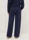 Blue jogger trousers in regular fit cotton blend_2