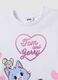 Girls' multicolour stretchy cotton t-shirt and leggings set_2