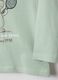 Green pure cotton boys' regular fit t-shirt with print_3