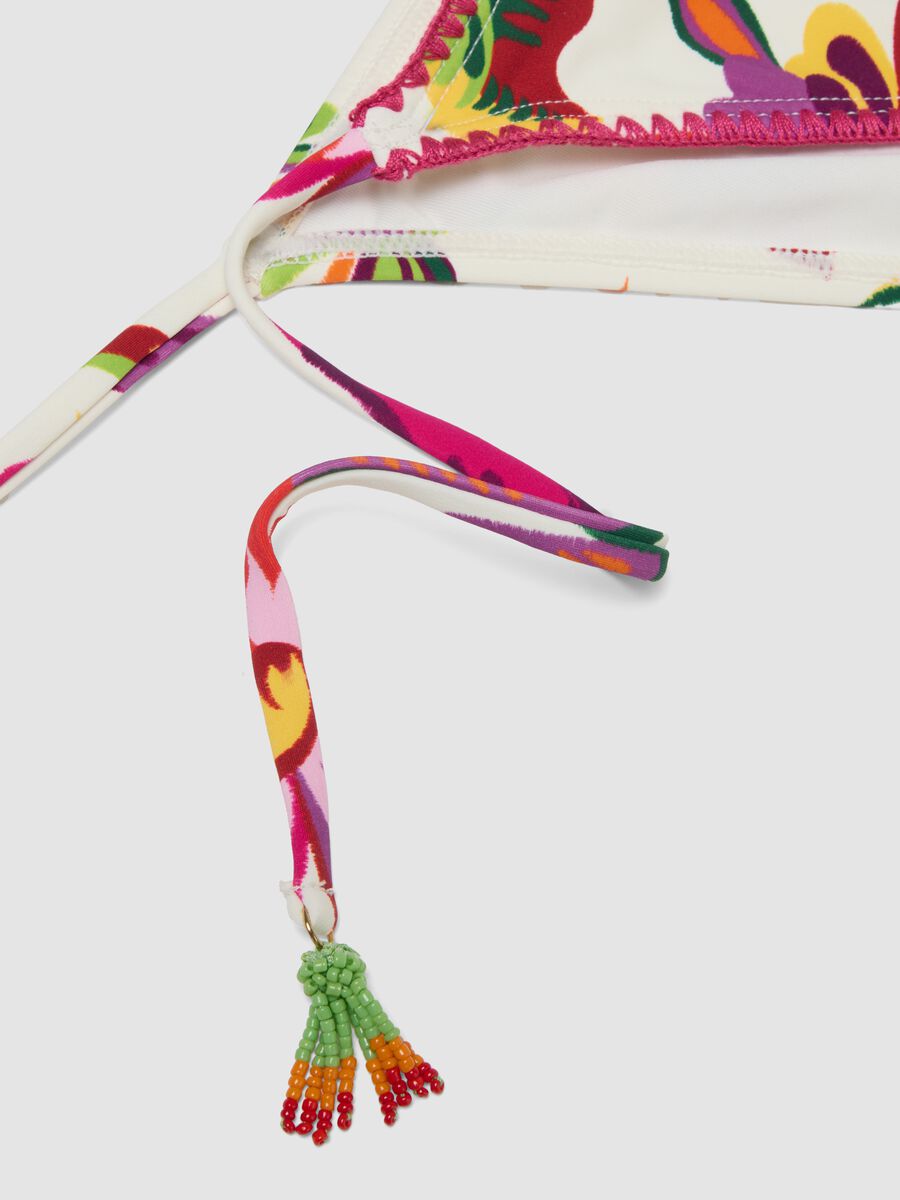 Multicolour bikini bottoms in stretch fabric with side ties_5