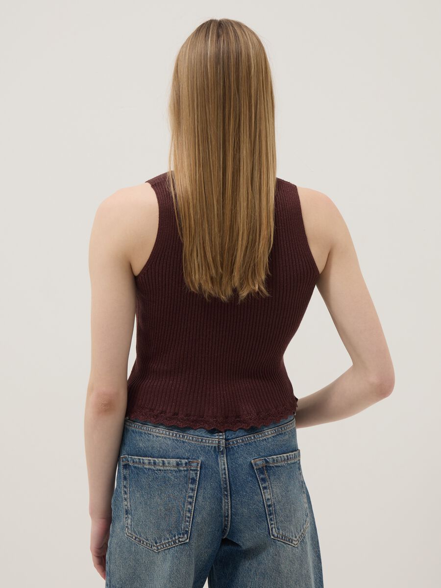 Top fitted in misto viscosa marrone_3