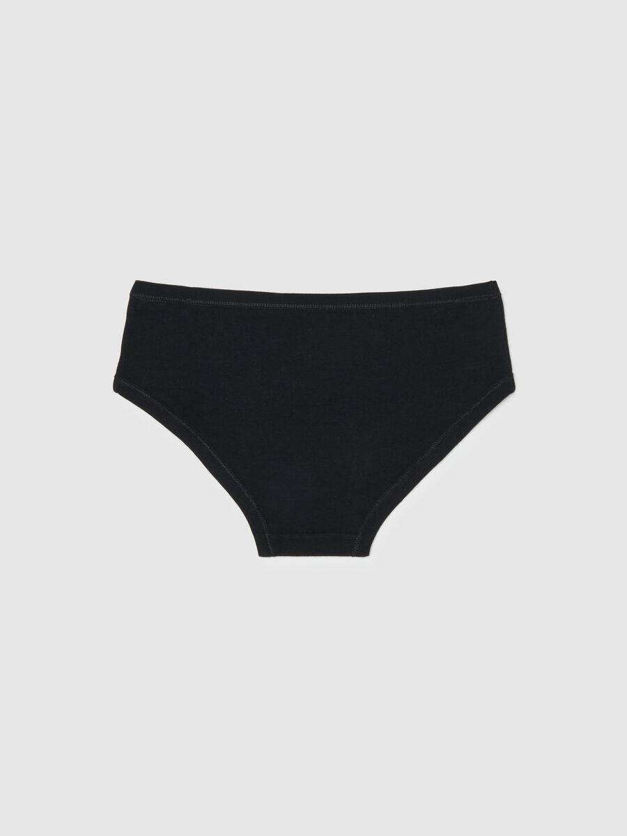 Black Baby Girl's Cotton Regular Fit Culotte_1