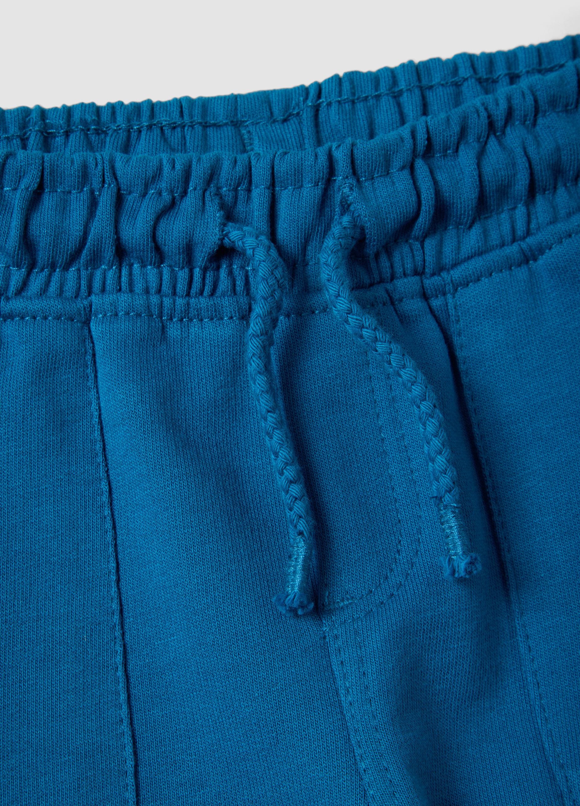 Baby Regular Fit Blue Pure Cotton Shorts