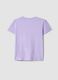 Girls&rsquo; Purple Pure Cotton Regular Fit T-shirt_4