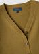 Green V-neck cardigan in pure cotton with regular fit_5