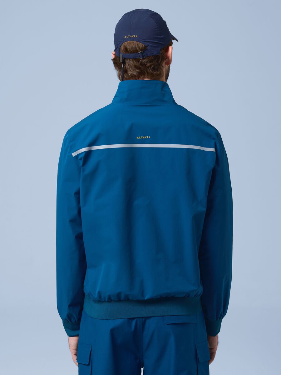 Giubbotto antivento blu con zip ALTAVIA SAILING_3
