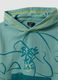Green oversized pure cotton hoodie for boys_2