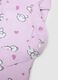 Multicolour pure cotton girl's bathrobe with designs_2