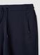 Bermuda in misto cotone elasticizzato blu regular fit_5