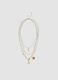 Adjustable multicolour necklace with marine charms_0