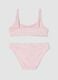 Pink stretch bikini with floral embroidery_1