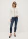 White stretch viscose regular-fit cardigan_1
