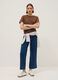 Brown pure cotton T-shirt_1