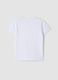 Girls&rsquo; white pure cotton T-shirt, regular fit_4