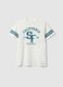 White pure cotton boys&rsquo; T-shirt with graphic details, regular fit_3