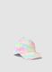 Multicolour patterned baseball cap_0