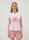 Multicolour pure cotton short pyjamas, regular fit, printed_1