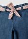 Girls' wide leg blue cotton blend trousers_2